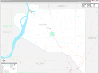 Hickman Wall Map Premium Style