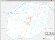 Hickman Wall Map Premium Style