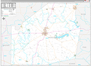 Highland Wall Map Premium Style