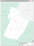 Highland Wall Map Premium Style