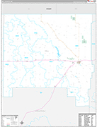 Hill Wall Map Premium Style