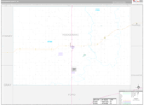 Hodgeman Wall Map Premium Style