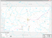 Holmes Wall Map Premium Style