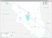 Holt Wall Map Premium Style