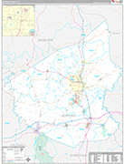 Hopkins Wall Map Premium Style