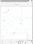 Howard Wall Map Premium Style