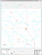 Howard Wall Map Premium Style