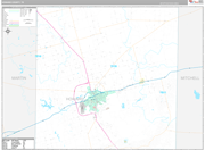 Howard Wall Map Premium Style