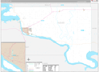 Hughes Wall Map Premium Style