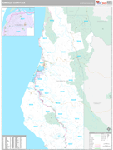 Humboldt Wall Map Premium Style