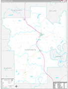 Humphreys Wall Map Premium Style