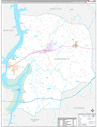 Humphreys Wall Map Premium Style