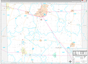 Huron Wall Map Premium Style
