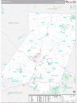 Indiana Wall Map Premium Style