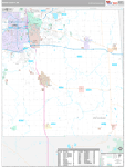 Ingham Wall Map Premium Style