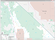 Inyo Wall Map Premium Style