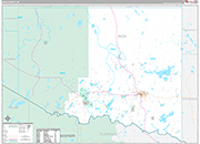 Iron Wall Map Premium Style