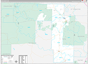 Iron Wall Map Premium Style