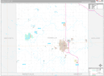 Isabella Wall Map Premium Style