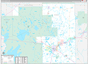Itasca Wall Map Premium Style