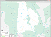 Jackson Wall Map Premium Style