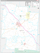 Jackson Wall Map Premium Style
