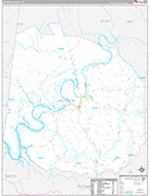 Jackson Wall Map Premium Style