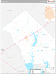 Jackson Wall Map Premium Style