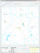 Jasper Wall Map Premium Style