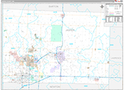 Jasper Wall Map Premium Style
