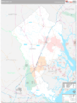 Jasper Wall Map Premium Style