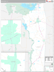 Jasper Wall Map Premium Style