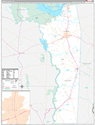 Jasper Wall Map Premium Style