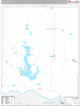 Jefferson Wall Map Premium Style