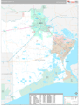 Jefferson Wall Map Premium Style