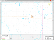 Jerauld Wall Map Premium Style