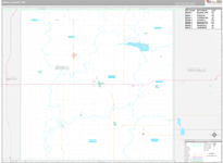 Jewell Wall Map Premium Style