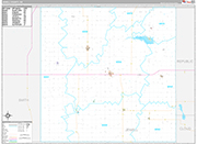 Jewell Wall Map Premium Style