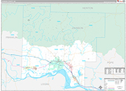 Johnson Wall Map Premium Style