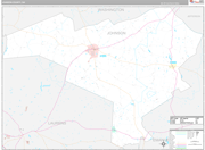 Johnson Wall Map Premium Style