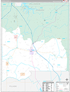 Johnson Wall Map Premium Style