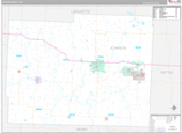 Johnson Wall Map Premium Style