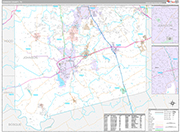 Johnson Wall Map Premium Style