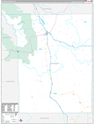 Johnson Wall Map Premium Style