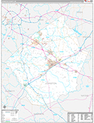 Johnston Wall Map Premium Style