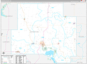 Johnston Wall Map Premium Style