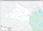 Jones Wall Map Premium Style