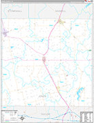 Jones Wall Map Premium Style