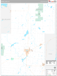 Kanabec Wall Map Premium Style