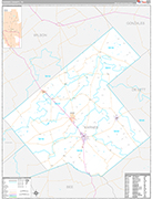 Karnes Wall Map Premium Style